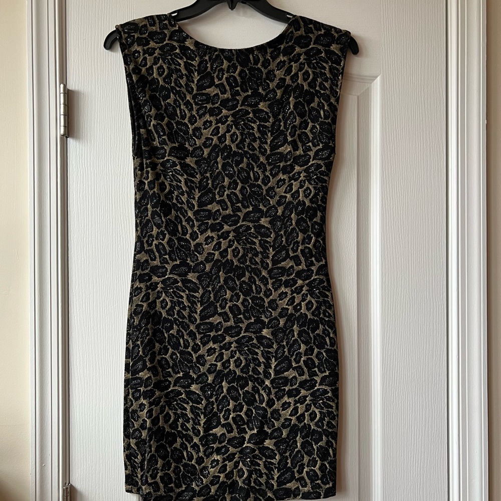 Zouk Leopard Print Mini Dress - Picture 2 of 2